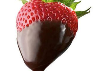 A Strawberry With A Stem
